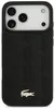 Custodia iPhone 17 Pro Max Lacoste in Pelle finta nera con Anteprima dell’immagine prodotto 3