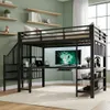 Merax Gaming-Hochbett Etagenbett 120 x 200cm, Metallbett Produktbild-Vorschau 5