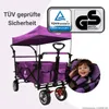 FUXLIFE by FUXTEC Skládací vozík FX-CT700 fialový  skládací Náhled obrázku produktu 5