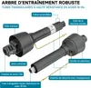 Wiltec Arbre Transmission T4 cardan - longueur 1100-1430 mm Voir les images du produit 4