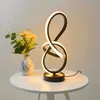 LED Tischlampe Spiral Design, für Schlafzimmer, Büro, Produktbild-Vorschau 5
