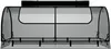 Aufsatz GroJa Netz für Hochbeet 149,9 x 62 x 69,4 cm Produktbild-Vorschau 2