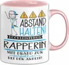 Rapperin Tasse Geschenk Lustig Abstand Halten Produktbild-Vorschau 1