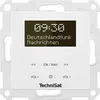A white TechniSat DIGITRADIO UP 55 DAB+ / UKW Unterputzradio is shown against a white and light gray background. Produktbild-Vorschau
