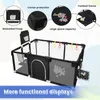 Baby Laufstall 180x120x66cm mit Basketball-Netz Produktbild-Vorschau 2