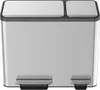 EKO - EcoCasa Recycler Treteimer 30+15 Liter - Stainless Produktbild-Vorschau 8