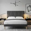Letto matrimoniale Bealife imbottito, dimensioni 140x200 Anteprima dell’immagine prodotto 1