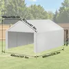 YZNAHRE Carport Zeltgarage 4x6 m Große Garagenzelt Produktbild-Vorschau 2