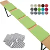 A collection of images showing seat cushions in various colors and patterns, with some cushions placed on a wooden bench. Produktbild-Vorschau