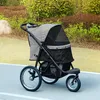 PawHut – skládací kočárek pro malé psy do 10 kg s gumovými Náhled obrázku produktu 2