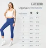 Ladeheid Damen 3/4 Leggings aus Baumwolle LA40-132 (Weiß, Produktbild-Vorschau 7