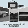 FEANDREA Hundebox faltbar, tragbar, Oxford-Gewebe, 4 Türen, Produktbild-Vorschau 4