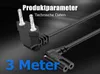 3m Netzkabel Stromkabel 2 polig, C7 Kabel Eurostecker Produktbild-Vorschau 4