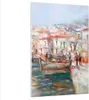 Bilder auf glas - Einteilig - Insel Boote Hafen - 80x120cm Produktbild-Vorschau 1