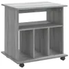Rollschrank Grau Sonoma 60x45x60 cm Holzwerkstoff Produktbild-Vorschau 1