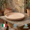 Teramico Premium Terracotta Untersetzer Ø 42 cm | Frostfest Produktbild-Vorschau 3