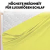 EVE Textile Spannbettlaken 60 x 120cm Gelb 100 % Baumwolle Produktbild-Vorschau 5