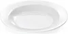 A white plate on a white background. Podgląd zdjęcia produktu