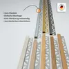 Dalsys Übergangsprofil Abschlussprofil 100cm für 8mm Produktbild-Vorschau 3