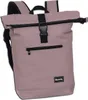 A roll-top backpack is shown against a white background. Voir les images du produit