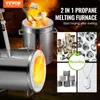 VEVOR 12kg Propan Schmelzofen Gasbrenner Schmiedeofen 2 Produktbild-Vorschau 2