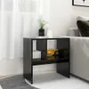 Tavolino bianco 50x30x50 cm in materiale ligneo Anteprima dell’immagine prodotto 4