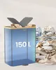 Koš na prádlo 2 přihrádky, sběrač prádla 150 litrů, třídič Náhled obrázku produktu 6