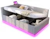 Merax Tagesbett Polsterbett 90x200cm mit LED-Beleuchtung, Produktbild-Vorschau 10