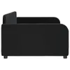 vidaXL Tagesbett Schwarz 90x200 cm Samt Produktbild-Vorschau 4