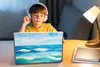 MuchoWow® Laptop Aufkleber Sticker Cover Aquarell - Golf - Produktbild-Vorschau 3