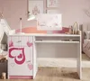 Scrivania per bambini rosa e bianca | Scrivania per bambine Anteprima dell’immagine prodotto 2