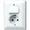 Jung SCHUKO-Steckdose aws 16A 250V m.Schalter AS 5576 U WW Produktbild-Vorschau 2