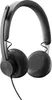 A studio shot of a pair of black and graphite Logitech Zone Wired MS Teams headphones against a white background. Anteprima dell’immagine prodotto