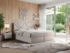 MKS MEBLE Boxspringbett 180x200 mit Matratze H3 und Produktbild-Vorschau 1