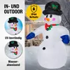 MONZANA® Aufblasbarer Schneemann XXL 240cm LED Beleuchtet Produktbild-Vorschau 4