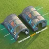 Outsunny Tunnelzelt Campingzelt für 3 Personen mit 2 Räumen Produktbild-Vorschau 4
