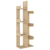 Libreria Sonoma in rovere 48x25,5x140 cm materiale a base Anteprima dell’immagine prodotto 1