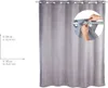 WENKO Tenda da doccia Anelli da bagno Tessile 180 x 200 cm Anteprima dell’immagine prodotto 7
