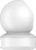 A white smart camera is shown from a side angle on a white background. Voir les images du produit