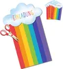 MeinBaby123® 10 Einladungen zum Selberbasteln | Regenbogen Produktbild-Vorschau 7