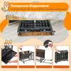 COSTWAY 80x61x64cm gabbia per cani, pieghevole, cuccia per Anteprima dell’immagine prodotto 4
