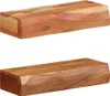 vidaXL Półki ścienne 2 szt. 40x17x8 cm lite drewno akacjowe Podgląd zdjęcia produktu 8