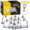 4FIZJO Vakuum-Saugglocken Set 12 Stück – Feuerlose Massage Produktbild-Vorschau 1