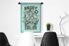 MuchoWow® Wandteppich Wandbehang Anker - Blau - Retro 60x90 Produktbild-Vorschau 5