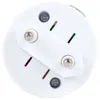 The underside of a white LED night light with a dusk sensor, showing the mounting bracket and screw terminals. Anteprima dell’immagine prodotto