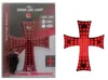LED-Leuchtkreuz, rot, 84 LEDs, 12 V/24 V, 245 x 200 mm Produktbild-Vorschau 1
