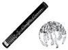 Konfetti Kanone mit Luftschlangen 40cm 12er Set silber Produktbild-Vorschau 4