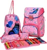 SCOOLSTAR Schulranzen Schmetterling Schulrucksack Produktbild-Vorschau 2