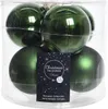 Christbaumkugeln Pine Green dunkelgrün Ø 8 cm aus Glas - Produktbild-Vorschau 3