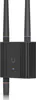 A black Ubiquiti router with two antennas is shown against a white background. Produktbild-Vorschau